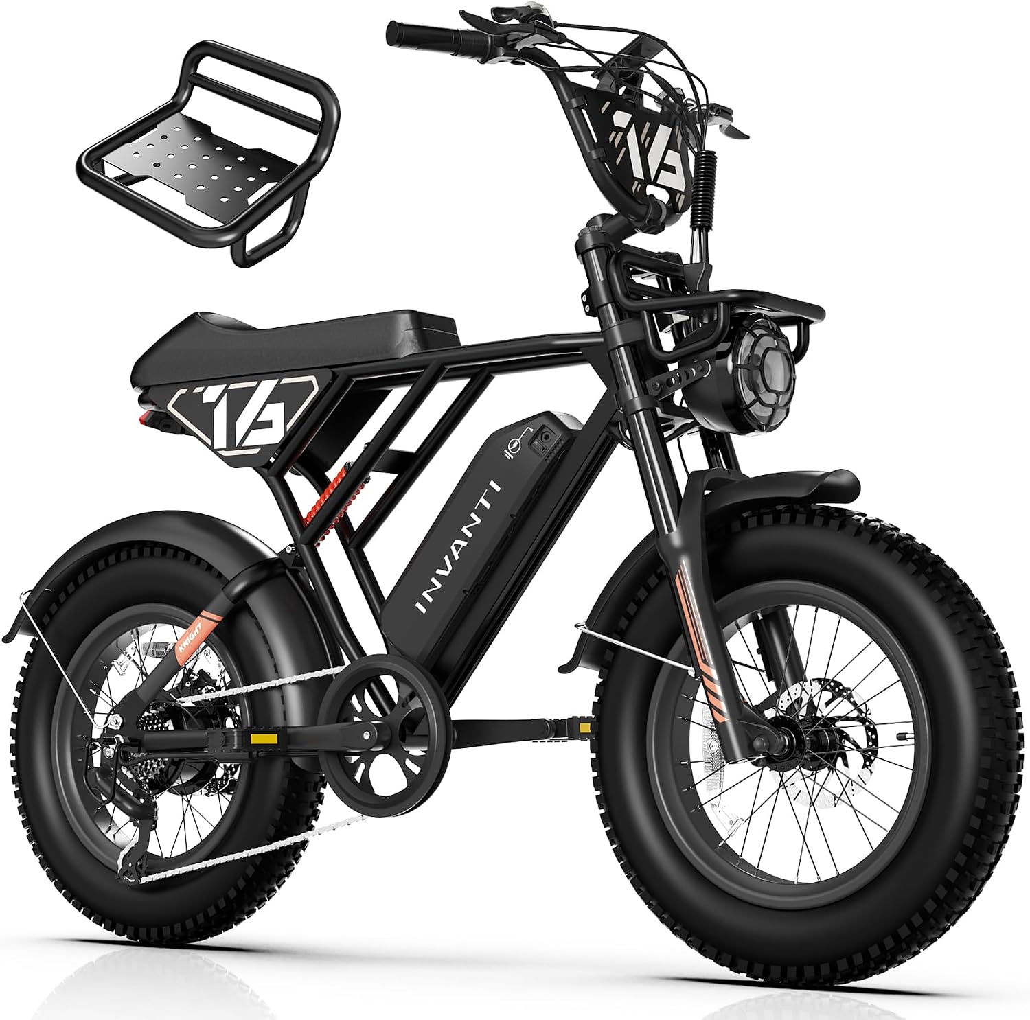 INVANTI EB16 Electric Bike for Adults, Electric Dirt Bike 1500W - B0H29YMT22