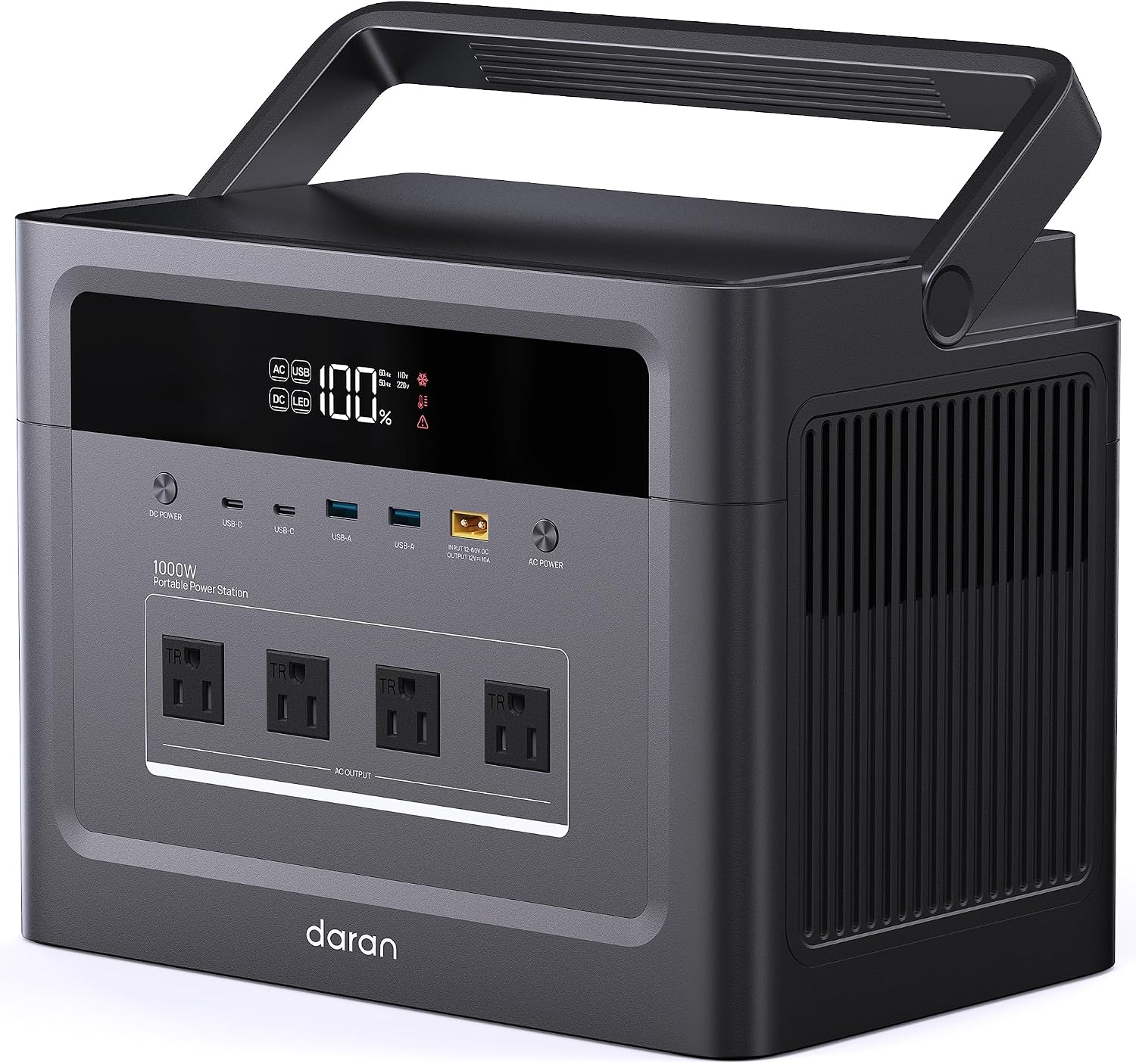 Portable Power Station 2000W Surge, 960Wh Solar Generator w/4 AC - B0H3KXFK6V