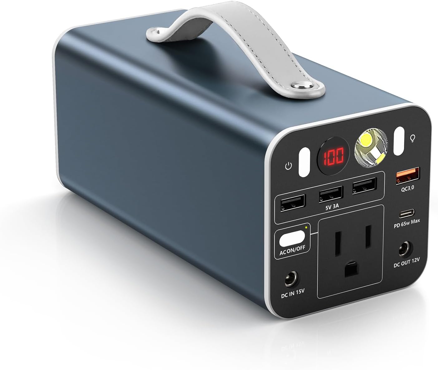 Powdeom 150W Portable Power Station, 155.4Wh Portable Laptop Charger with - B0G3NBJP29