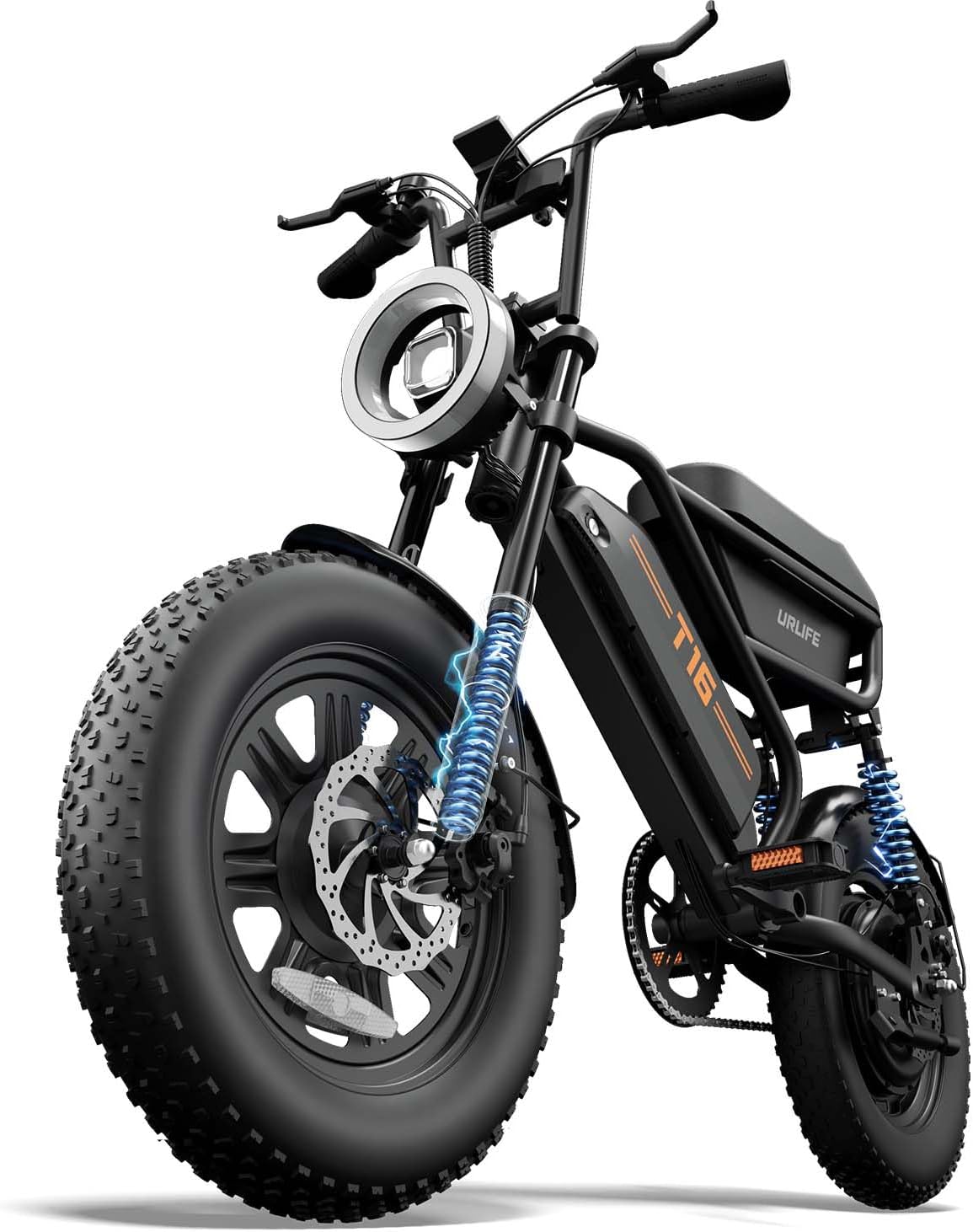 URLIFE Electric Bike for Adults/Teens, Electric Dirt Bike with Storage - B0H4LVDX7F