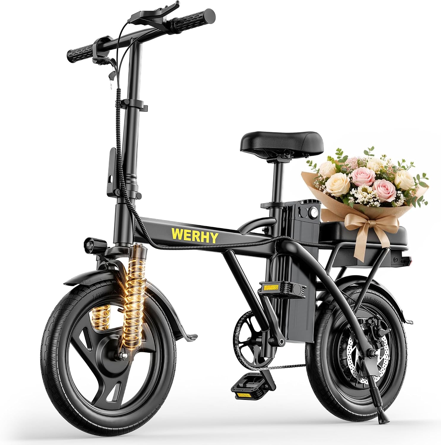 WERHY Electric Bike for Adults, 500W Motor, 20 MPH Max - B0H2LGK4SJ