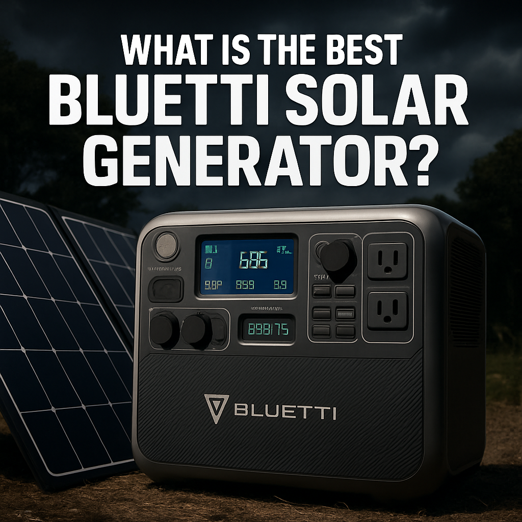 What Is The Best Bluetti Solar Generator,