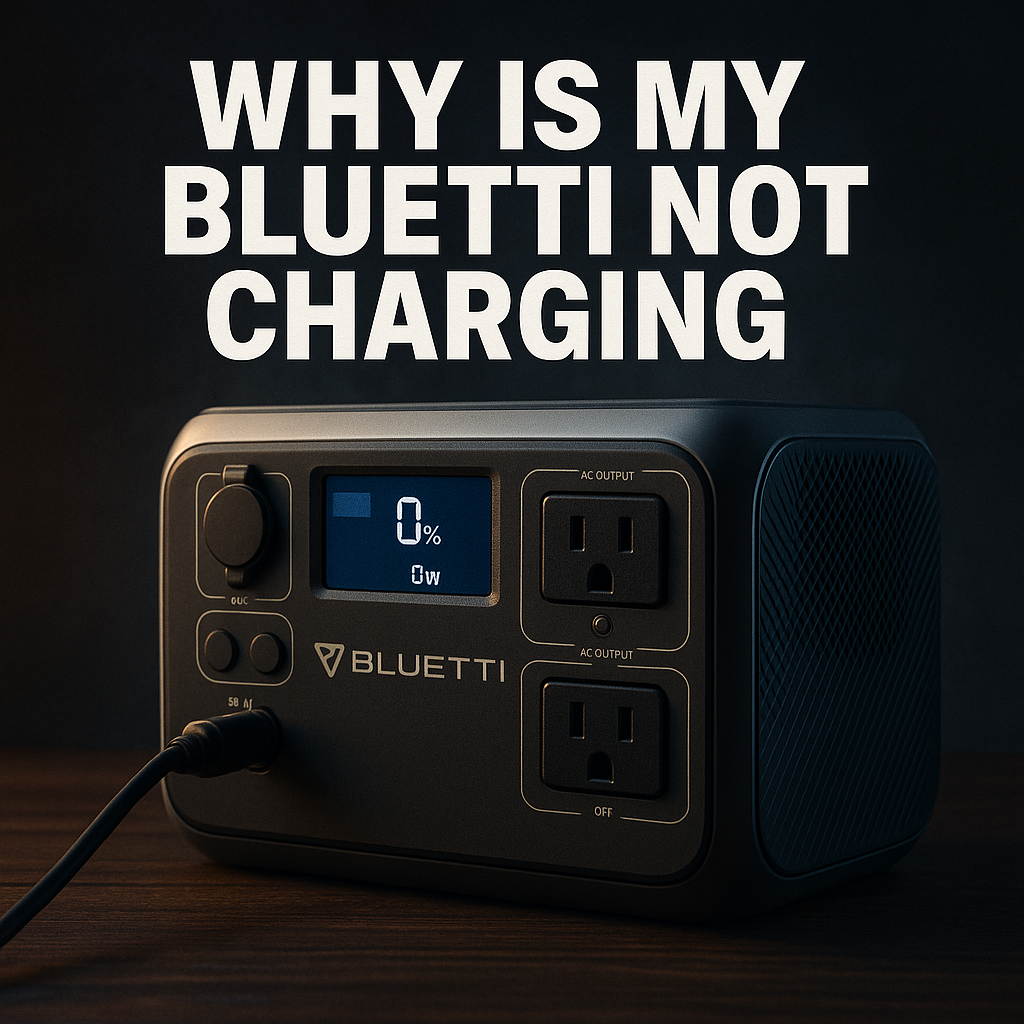Why Is My Bluetti Not Charging