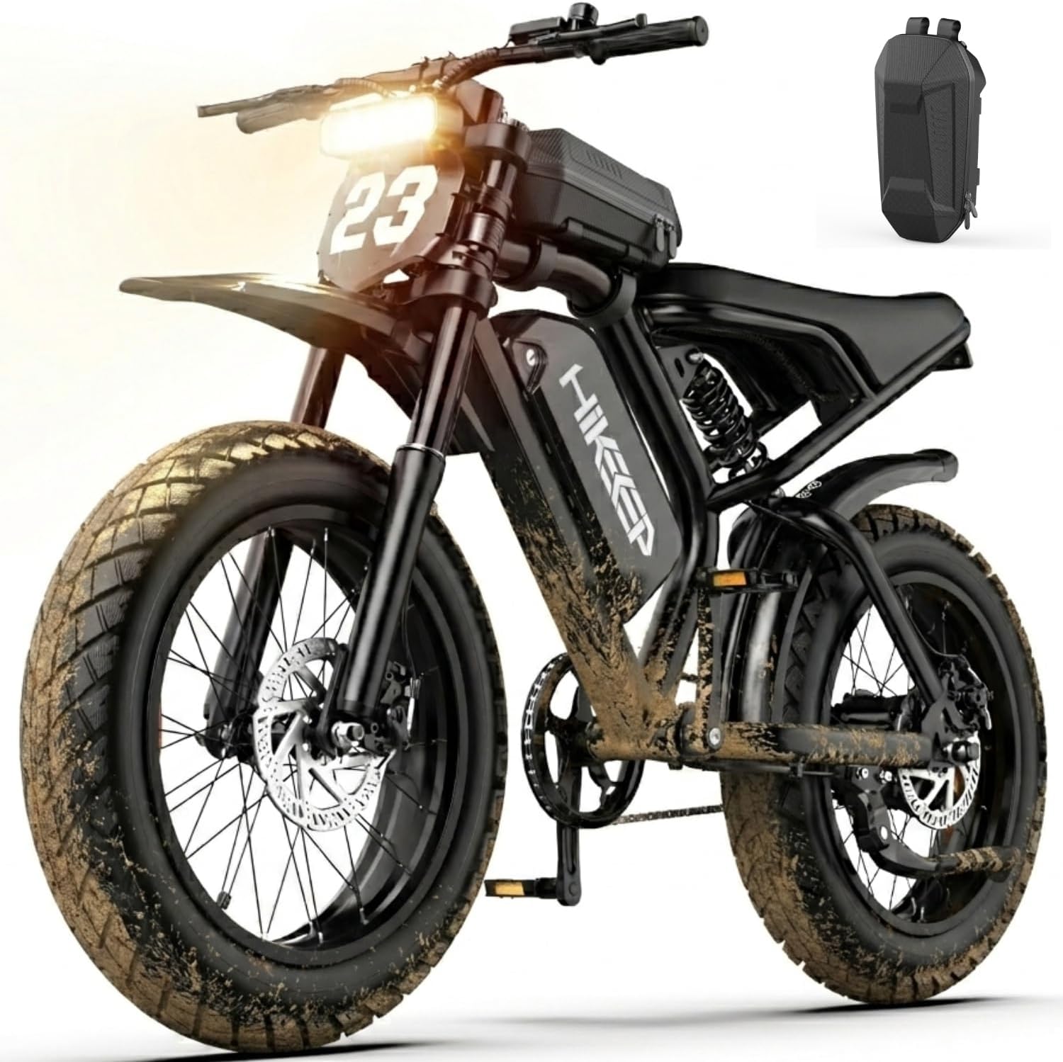 1500W Peak Electric Bike for Adults, 20" x4.0 Fat Tire - B0GQGL8ZTW
