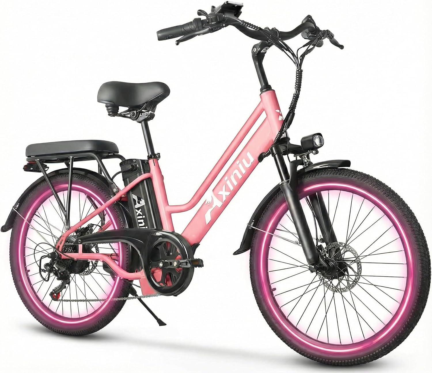 24 Inch Electric Bike for Adults, Step Through Ebike for - B0DFCG2XJC