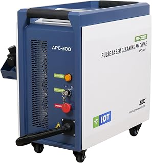 300W IOT Pulse Laser Cleaning Machine 100mm Scan Width for Wood | Portable Air-cooled Pulse - B0HBVKJ1J6