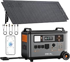 3600W Solar Generator with 2x500W Solar Panel PowerMax 3600SE Portable Power Station, 3600Wh LiFePO4 Battery - B0HF7NRDKB