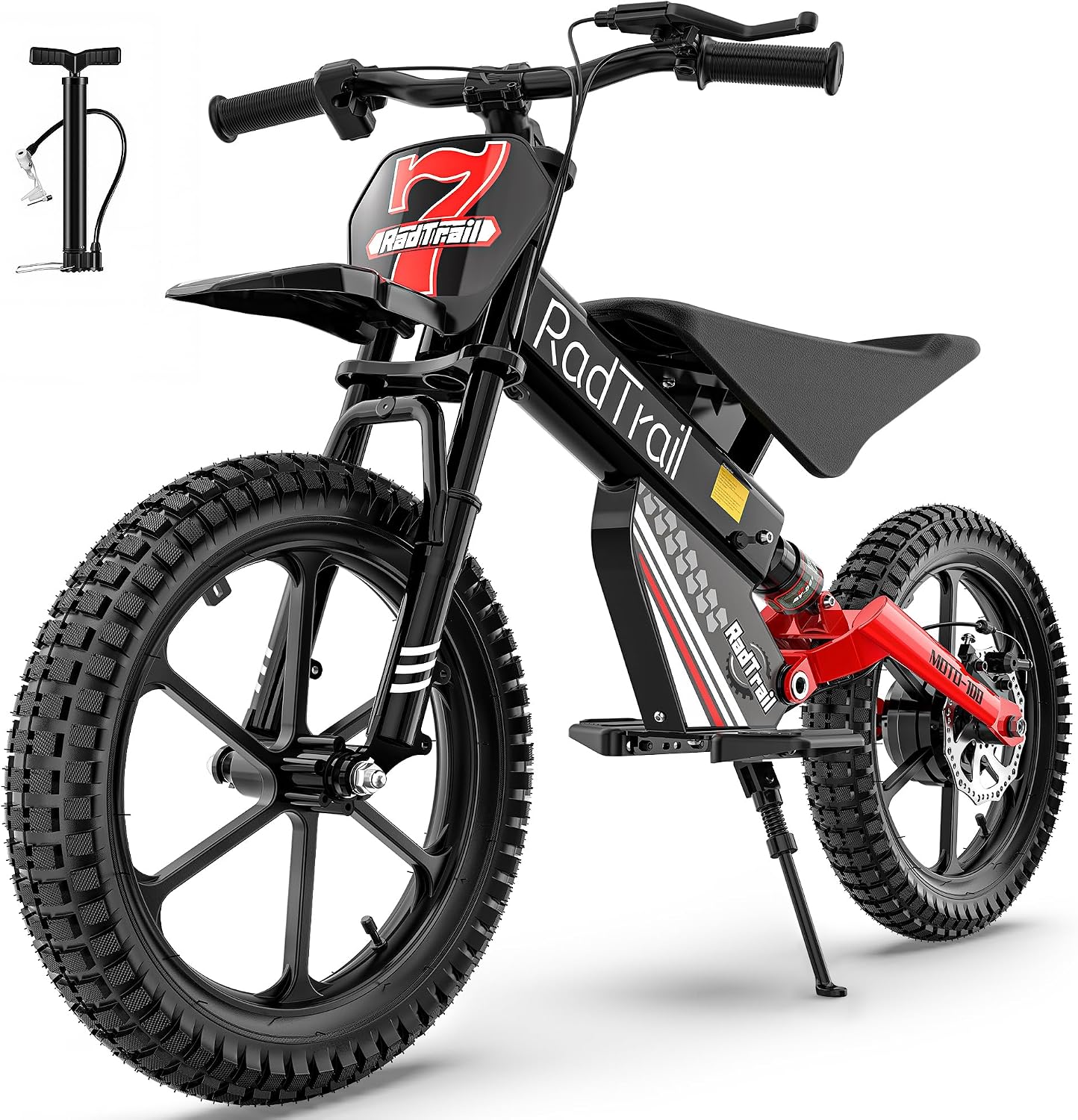 36V Peak 500W Brushless Electric Dirt Bike for Kids, Up - B0H865NKWZ