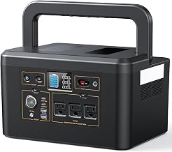 650W Portable Power Station, 576Wh LiFePO4 Solar Generator for Camping | Powkey Battery Powered Power - B0GWM5HRBN