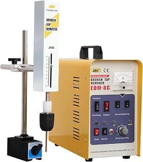 800W Broken Tap Drill Remover Machine EDM-8C Portable EDM, 110 V, Remove M2-M20 Dia. 0.07in to 0.78in (5/64'' - 25/32'') Screw, 1-20mm Drill Drifts from Blind Hole, Through Hole, Depth Setting
