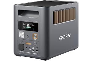 AFERIY Portable Power Station 1024Wh, Expandable Solar Generator to 5120Wh | 1800W (Peak 3600W) AC - B0GXF8J4ZB