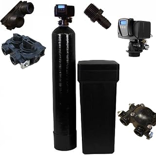 AFWFilters 48K Grain Water Softener Fleck 5600 SXT with Crosslink Resin | Digital Metered-Demand Control, - B0B5B6LQD2