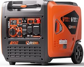 AIVOLT 8000W Dual Fuel Inverter Generator 50A RV Generator | Dual Fuel Ready, 120V/240V, Super - B0GSDKNY3N