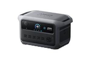Anker SOLIX C2000 Gen 2 Portable Power Station, 2,400W (Peak 4,000W) Solar Generator, Full Charge - B0H6XW3VTH