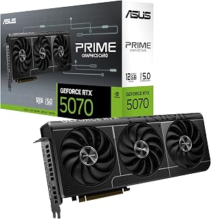 ASUS SFF-Ready Prime NVIDIA GeForce RTX 5070 Graphics Card (PCIe 5.0, 12GB GDDR7, HDMI/DP 2.1, - B0DS6V1YSY