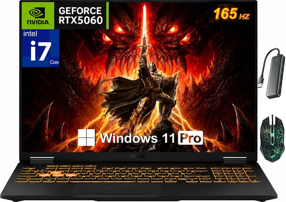 ASUS TUF F16 Gaming Laptop, GeForce RTX 5060. 64GB RAM, 2TB SSD, i7-14650HX | 16 - B0HF51LNPT