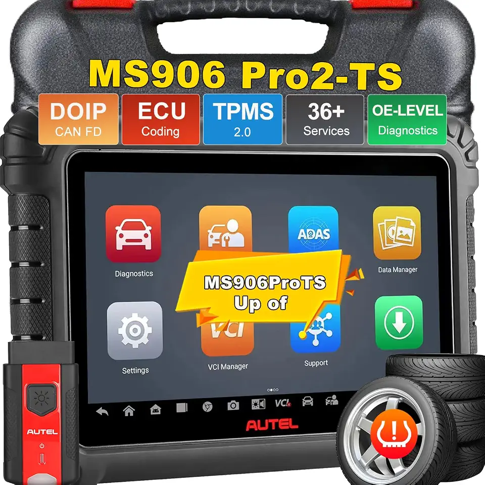 Autel MaxiSYS MS906 PRO2-TS OBD2 Scanner Full TPMS Coding Diagnostic Tool | full vehicle systems - B0FPKHZ6ML