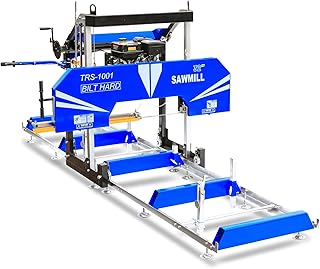 BILT HARD 32" Portable Sawmill with 420cc 15HP E-Start Gas Engine, 28.7" Max Board Width, - B0HFZXSYNW