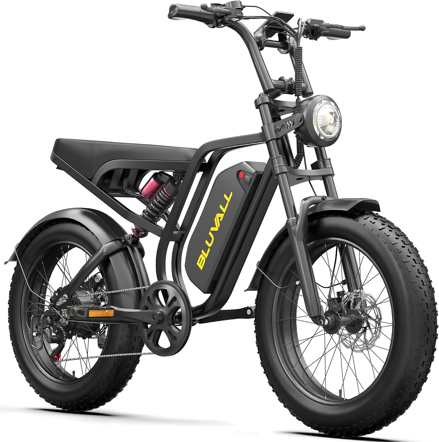 BLUVALL Electric Bike for Adults,Peak 1000W e Bike,20" x 4.0 - B0GWLVK8RG