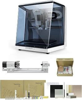 Carvera Air Desktop CNC with 4th Axis & PCB Kit, MAKERA Enclosed Mini Mill | - B0FC144Y7Q