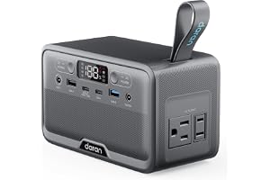 DARAN Portable Power Station 89.6Wh LiFePO4 Battery 100W(200W Peak) Solar Power Bank, Portable Charger Small - B0CQT5G1ZR