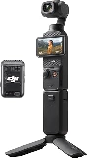 DJI Osmo Pocket 3 Creator Combo, Vlogging Camera with 1'' CMOS & 4K/120fps | 3-Axis - B0CG19FGQ5