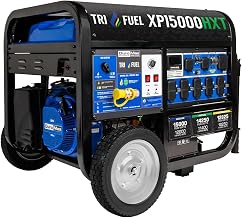 DuroMax XP15000HXT 15,000 Watt Tri Fuel Portable Home Power Backup HXT Generator w/CO Alert - B0BDQRQCC2