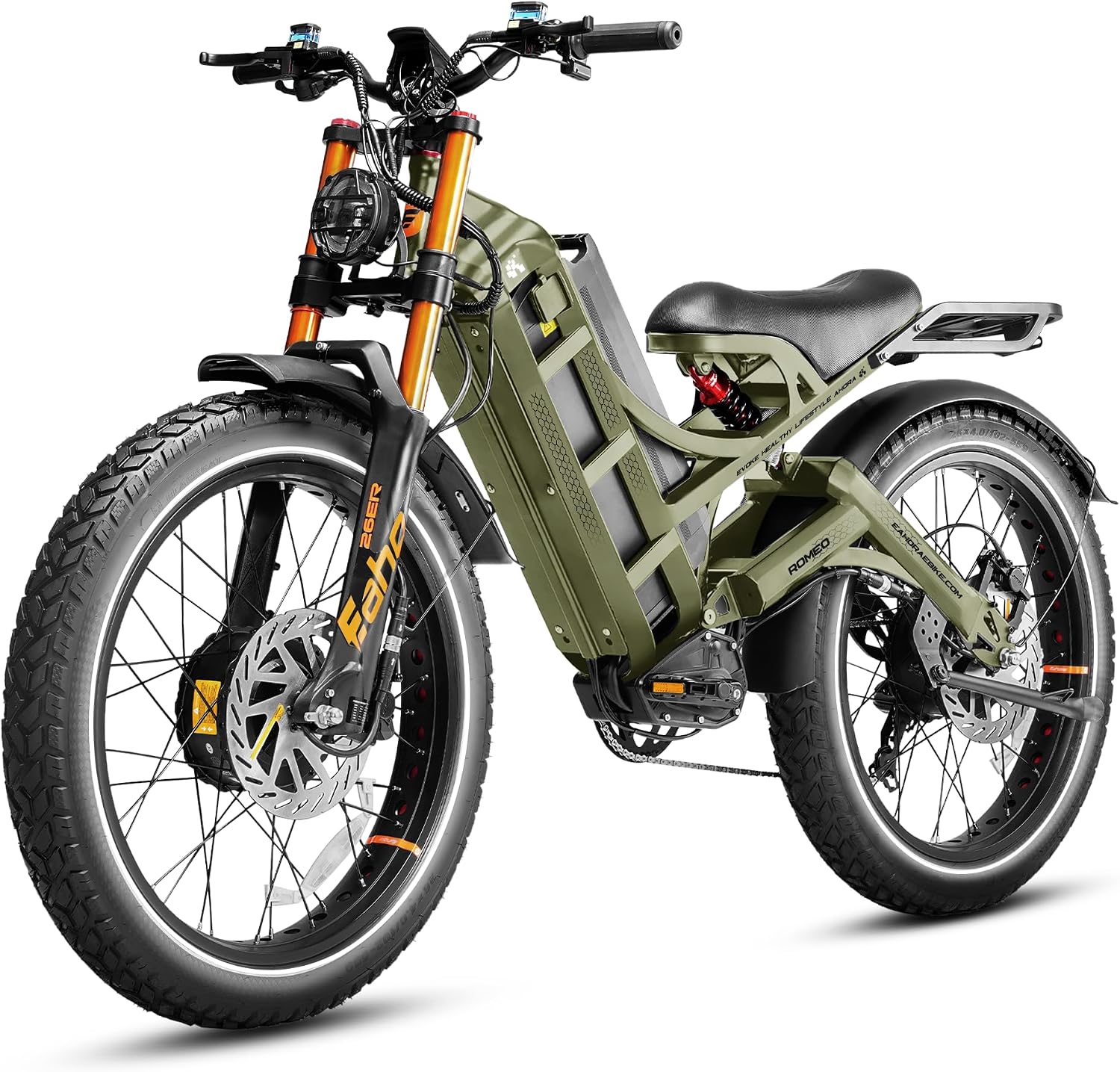 eAhora [2026] Romeo Pro 3 Electric Bike for Adults, 6000W - B0F32THM8H