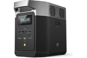 EF ECOFLOW Portable Power Station Delta 2, 1024Wh, 1800W, LiFePO4 Battery | 1800W AC/100W USB-C - B0B9XB57XM