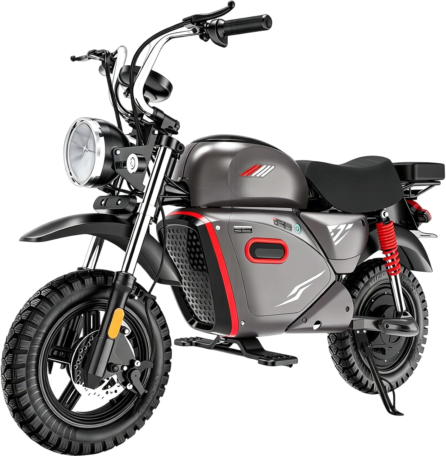 Electric Dirt Bike for Adult,𝗣𝗲𝗮𝗸 𝟰𝟬𝟬𝟬𝗪/𝟱𝟬𝟬𝟬𝗪 Motor 48V/52V 20/22.5/27Ah Battery - B0GJZ1KTS3