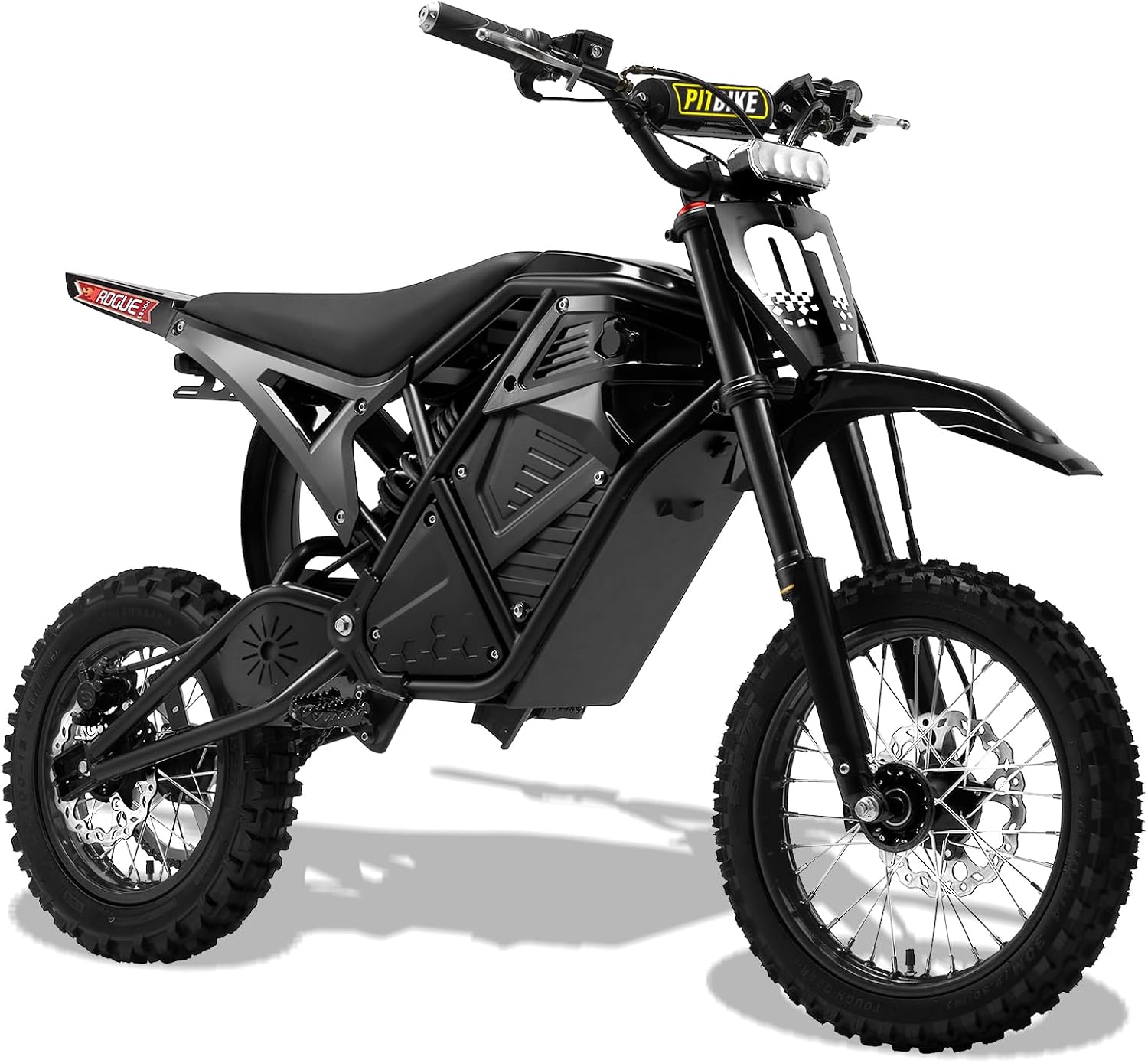 Electric Dirt Bike for Teens Adults, 3600W 3 Speed Mid-Drive - B0H2PY3M4Q