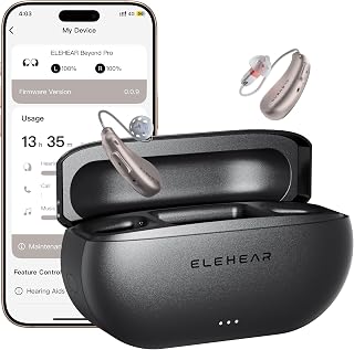 ELEHEAR-Beyond Pro OTC Hearing Aids, Bluetooth Rechargeable, Premium Sound | 50dB Enhancement, VocClear 2.0 AI, - B0F99V2JH1
