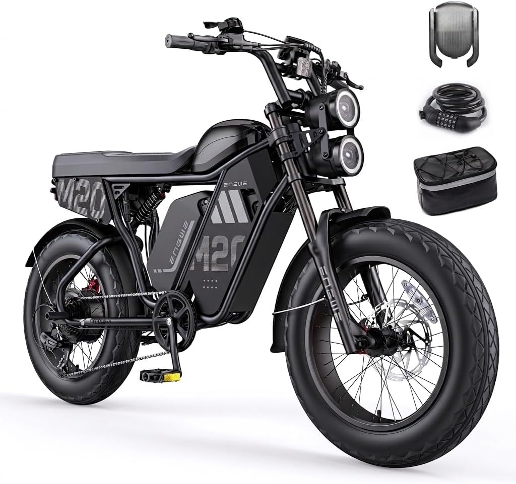 ENGWE 3300W Electric Off-Road Dirt Bike 40MPH, 90/180 Miles Long - B0H6ZRB66Q