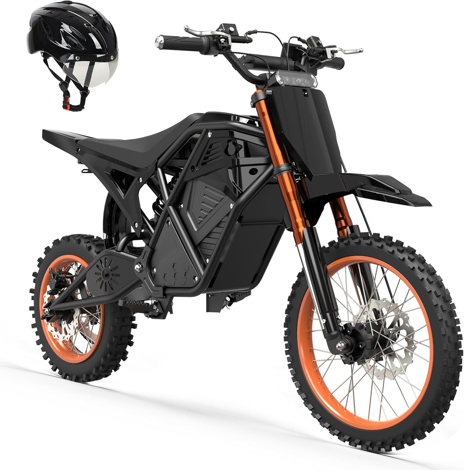 ESKUTE Electric Dirt Bike for Teens Adults, Mid-Drive Motor 3500W - B0G2946BYN