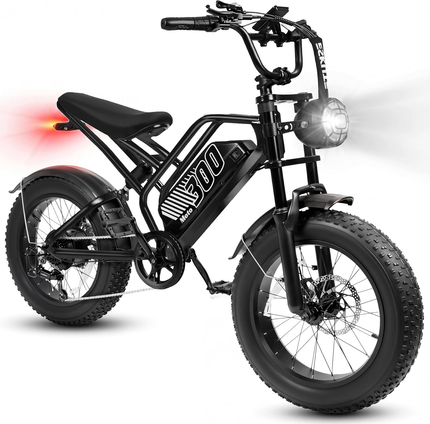 ESKUTE V300 Electric Dirt Bike for Adult, 48V 20.8/41.6Ah Removable - B0GY1GJMD3