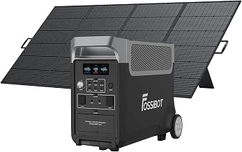 FOSSiBOT F3600 Pro 3840Wh Expandable Portable Power Station with 420W Solar Panel, 3600W Pure Sine - B0HBBQN891