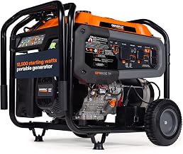 Generac 12,500 Starting Watt Tri-Fuel Portable Generator W/Electric Start | Gas, Propane, Or Natural Gas, - B0DT7SCRK9