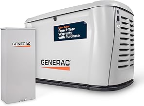 Generac 26kW Whole Home Generator, Transfer Switch & Cellular Capability | Whole House Backup Power, - B0G2MRKSRK