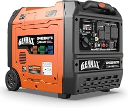 GENMAX 6250w Tri-Fuel Silent Inverter Generator(2026Model)Features 2-Wire Auto Start/Stop,bluetooth APP Control,CO Sensor,Digital Display&50A Outlet-Ideal for - B0H86Q1RLB