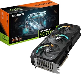 GIGABYTE GeForce RTX 5070 Ti Gaming OC 16G Graphics Card, 16GB 256-bit GDDR7, PCIe 5.0, - B0DTRC7782