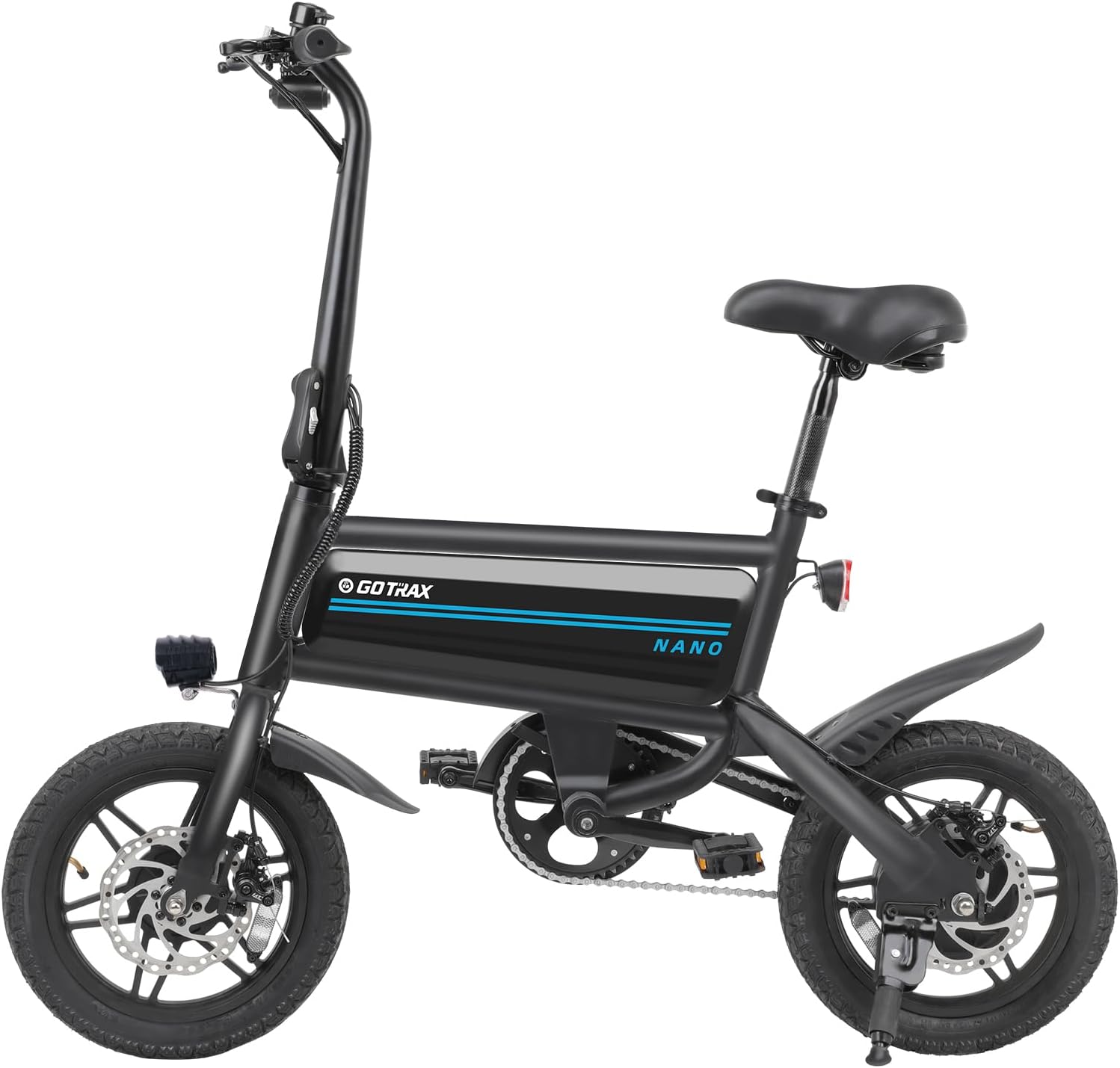 Gotrax Nano 14" Folding Electric Bike for Adults & Teens, - B0CG9874TB