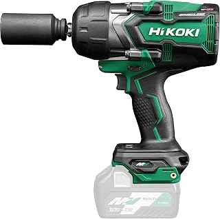 HIKOKI Akku Schlagschrauber WR36DE (36V, Brushless, Festdrehmoment von 770 Nm, Werkzeugaufnahme: 1/2 Zoll Außenvierkant, Schlagschrauben) - B0CC8RYCSP