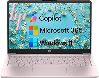 HP 14" Laptop 2026 Edition, Intel Processor, 8GB RAM, 128GB Storage | Copilot AI, Long - B0GRVFY42Q