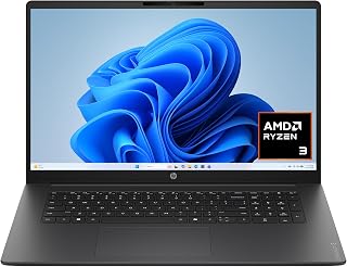 HP OmniBook 3 17.3 inch Laptop PC, FHD Display, AMD Ryzen 3 30, 8 GB - B0GQB1LPTR