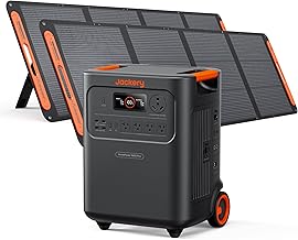 Jackery HomePower 3600 Plus Portable Power Station with 2X 200W Solar Panels, 3600W AC Output, - B0FMXCPWBN