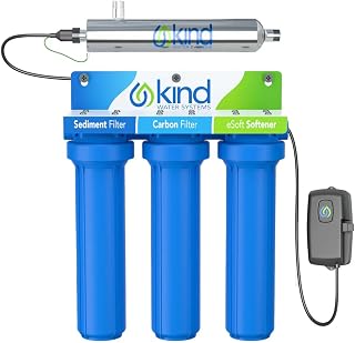Kind Water Systems E-3000UV Whole House Salt-Free Water Softener & Filter Combo with UV - B0F4K6QCMS