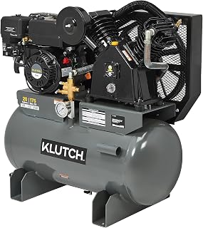 Klutch 20-Gal. Truck-Mount Portable Gas Air Compressor, 212cc, 13.7 CFM @ 40 and 90 PSI, - B0H9SMQ1KR