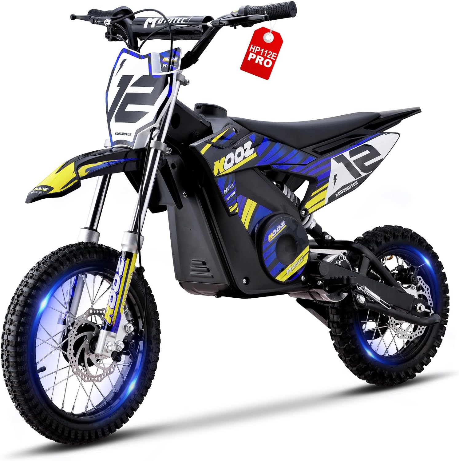 KOOZ HP112E PRO 36V 1000W Electric Dirt Bike for Kids, - B0G7F6RG1Z