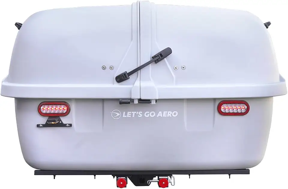 Let's Go Aero GearSpace® Slideout Hitch Cargo Carrier -Light Gray - B01C67HH3W