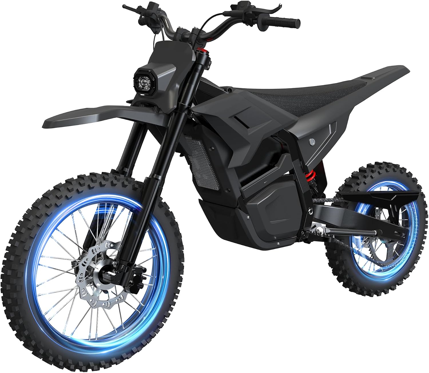 M5 14/12IN Electric Dirt Bike, 2600W 35 MPH Electric-Motorcycle with - B0H6WP6MPM